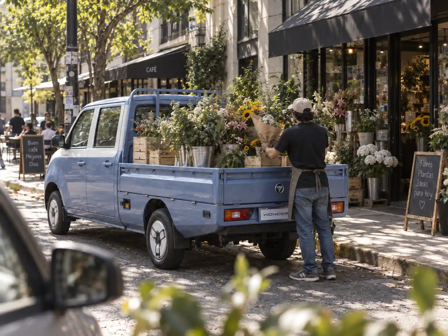 Foton Wonder usado en reparto de yerba y madera